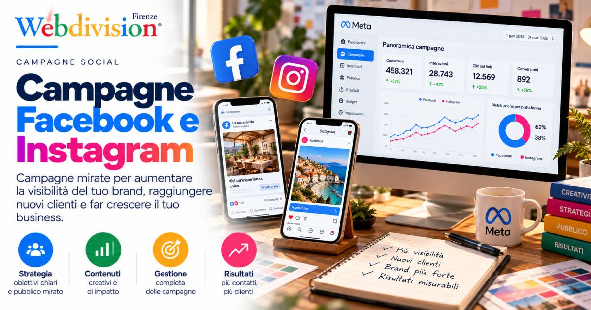 Campagne Facebook e Instagram a Firenze | Meta Ads