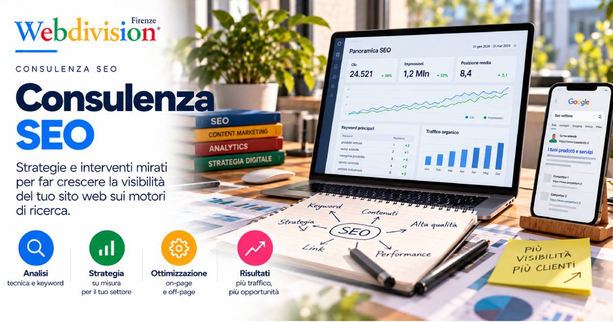 Consulenza SEO a Firenze | Agenzia SEO con casi reali