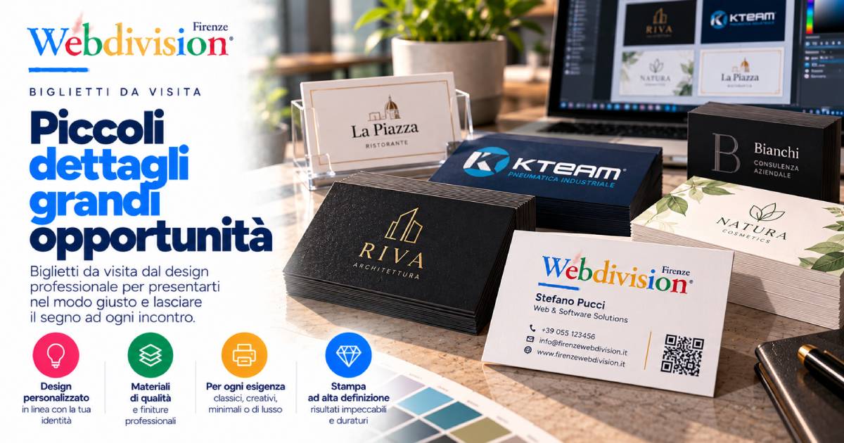 Creazione biglietti da visita professionali