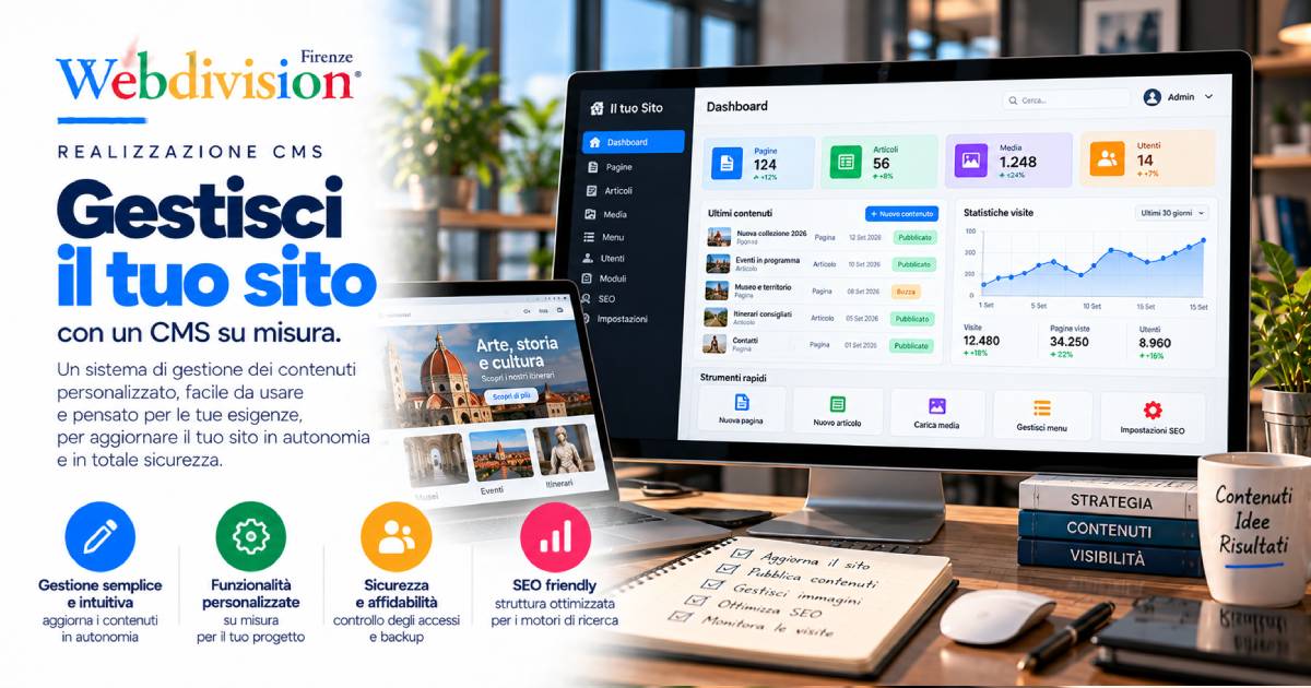 Siti Web Aggiornabili in Autonomia a Firenze | Gestione Semplice
