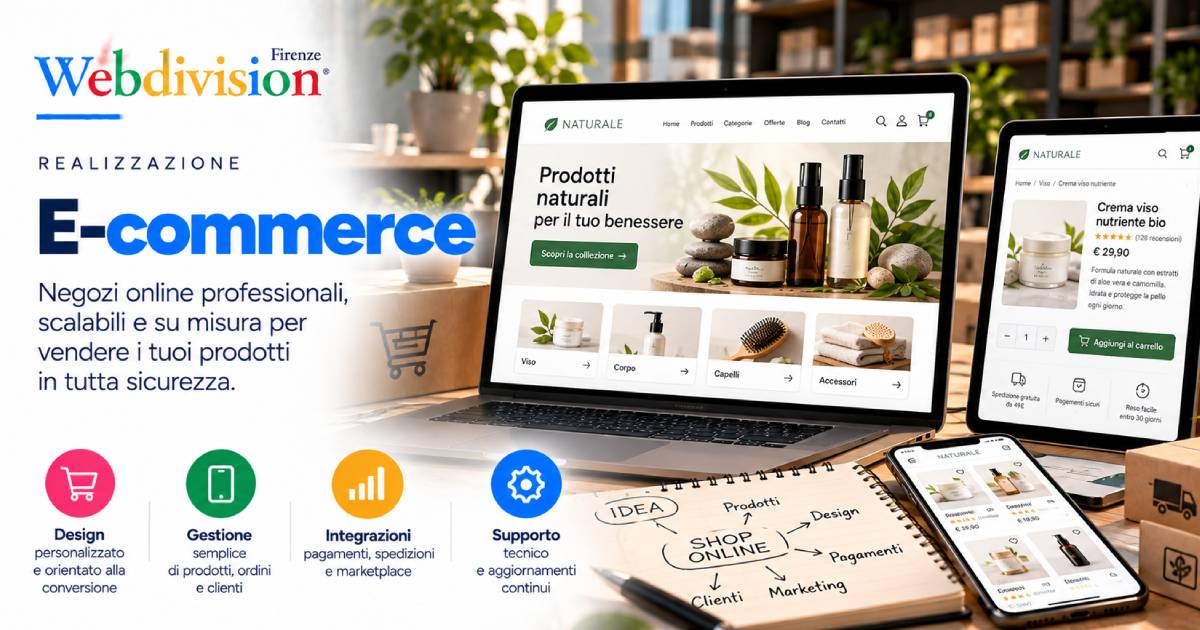 Realizzazione e-commerce a Firenze e in Toscana