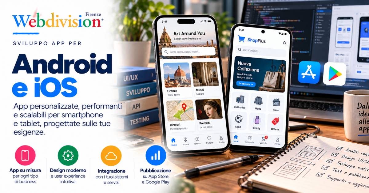 Sviluppo app a Firenze | App native per iPhone e Android