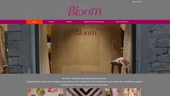 Anteprima di http://www.bloom-interiors.it. Clicca per andare al sito