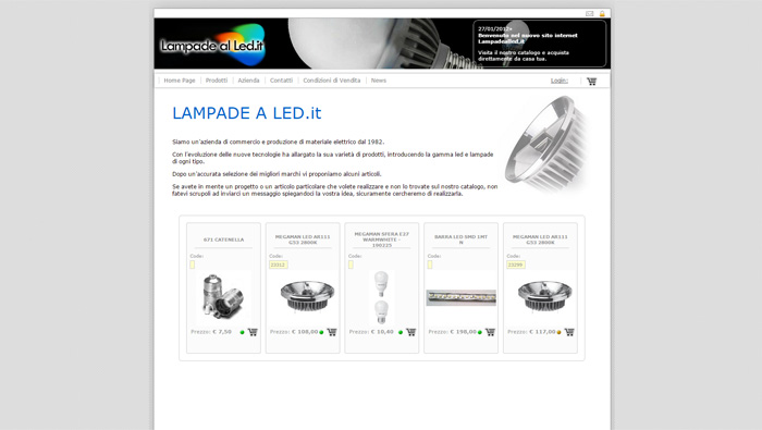 anteprima www.lampadealled.it