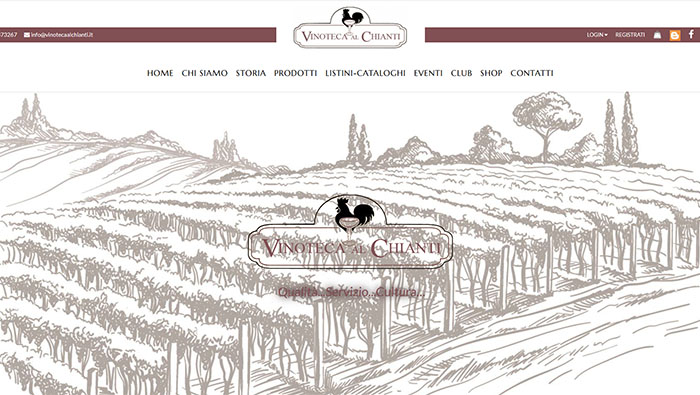 Anteprima di http://www.vinotecaalchianti.it. Clicca per andare al sito