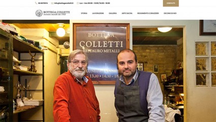 anteprima sito web www.bottegacolletti.it