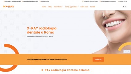 anteprima sito web https://www.radiologiadentaleroma.com/
