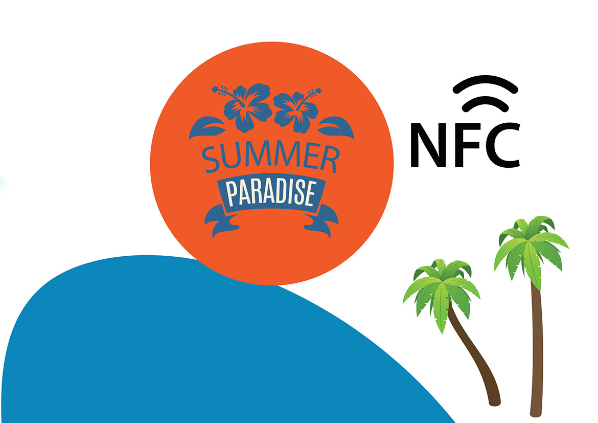 nfcbar - sensore NFC stampato con il logo del tuo ristorante