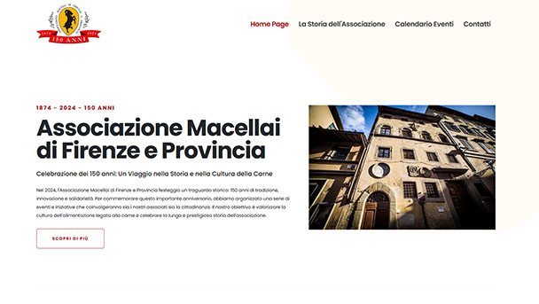 Anteprima di https://150anni.macelleriefiorentine.it. Clicca per andare al sito