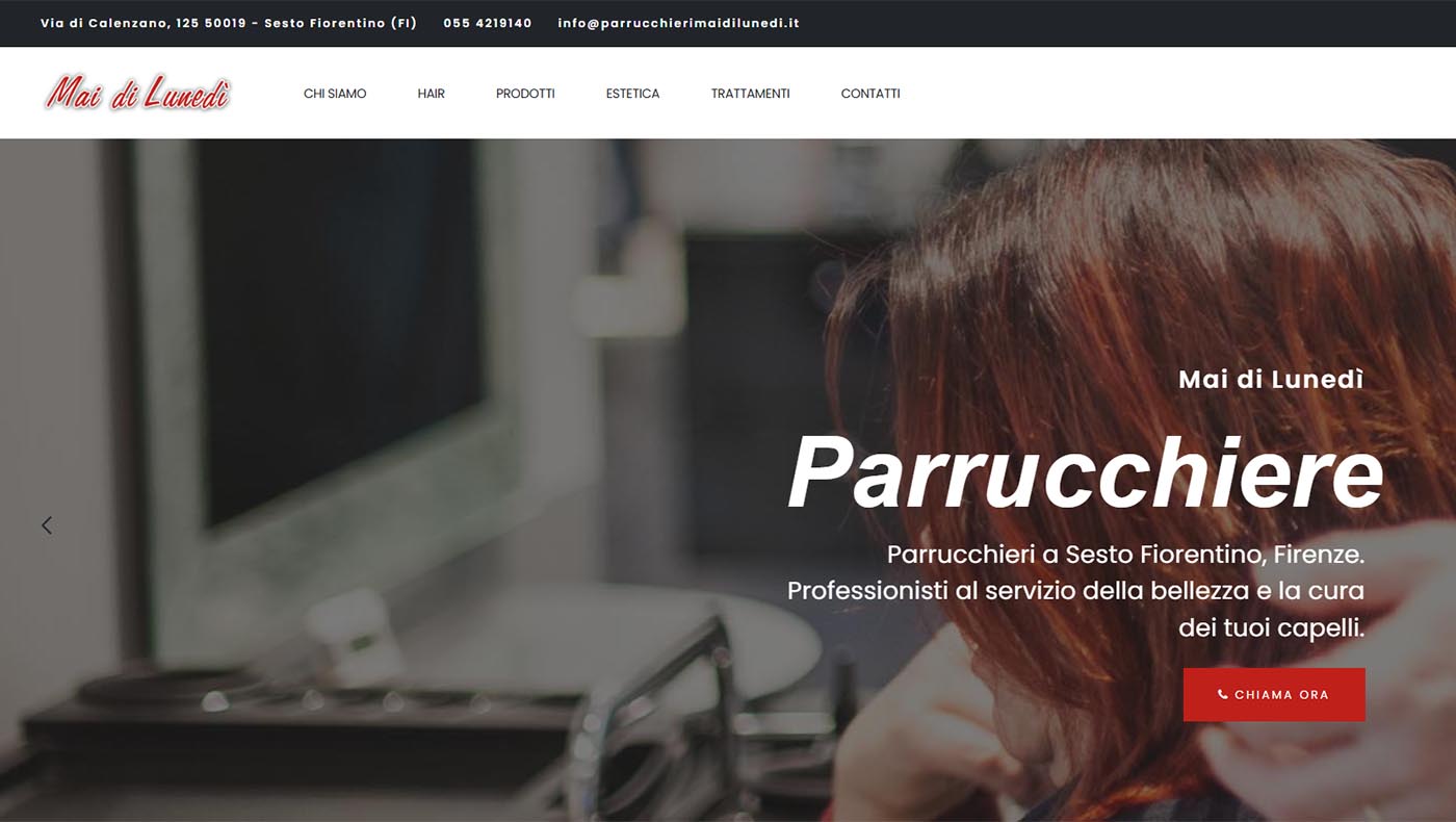 Anteprima di http://www.parrucchierimaidilunedi.it. Clicca per andare al sito