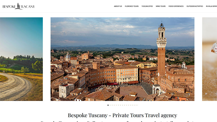 Anteprima di https://www.bespoketuscany.com. Clicca per andare al sito