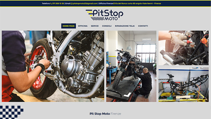 Anteprima di http://www.pitstopmoto.it. Clicca per andare al sito