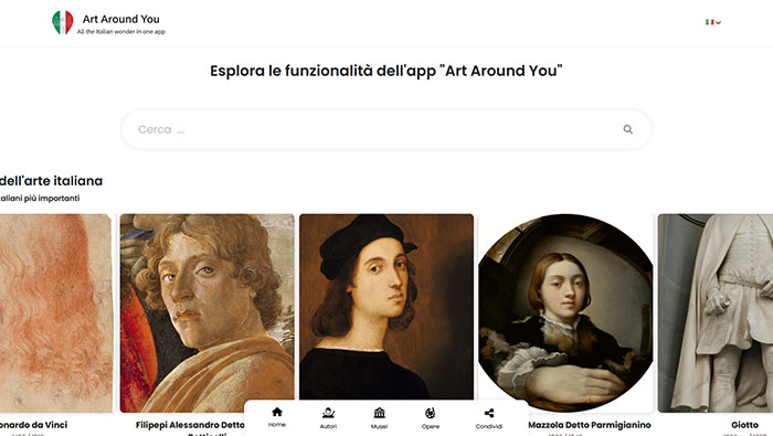 Anteprima di https://www.artaroundyou.it/it/. Clicca per andare al sito