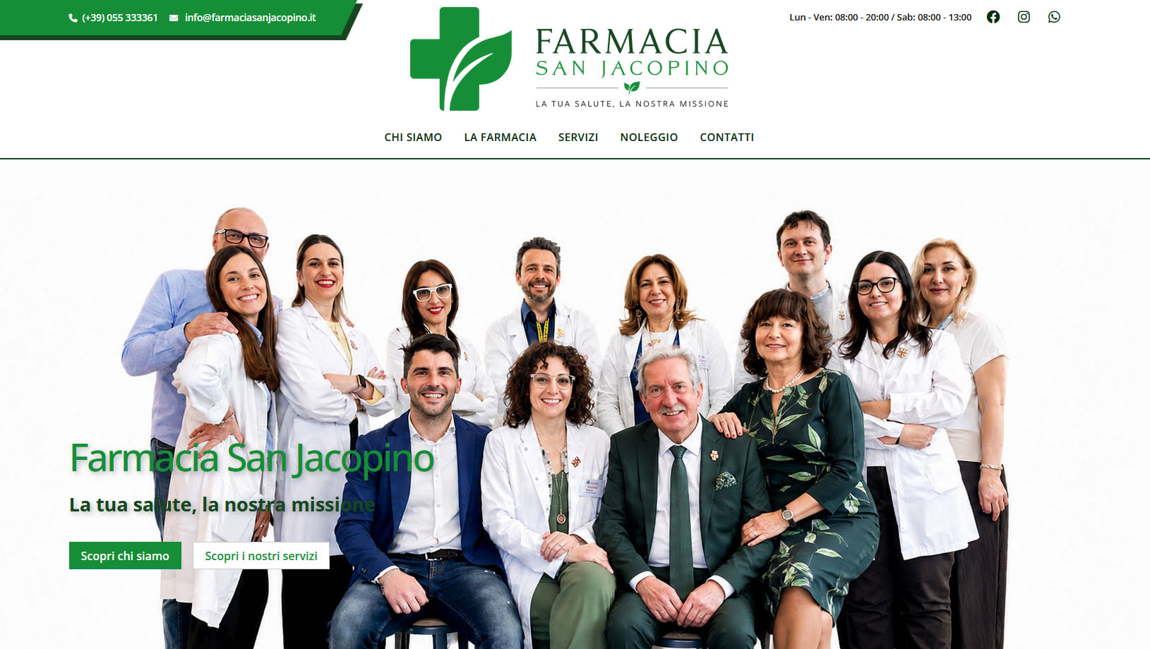 Anteprima di http://www.farmaciasanjacopino.it. Clicca per andare al sito