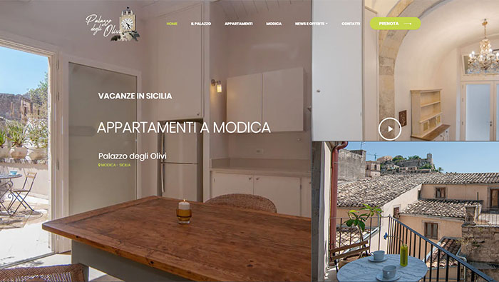 Anteprima di http://www.palazzodegliolivi.it. Clicca per andare al sito