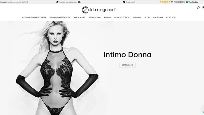 Anteprima di https://www.eldaelegance.it/. Clicca per andare al sito