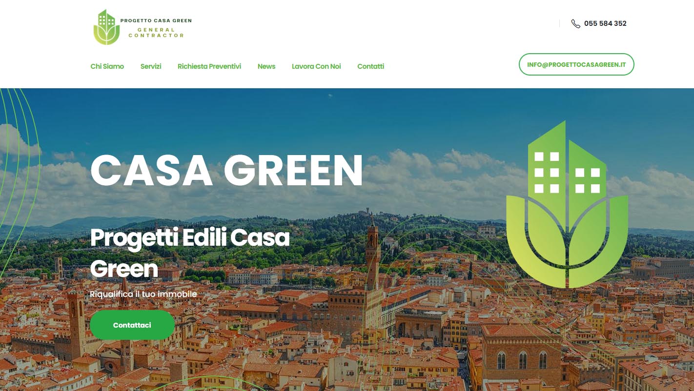 Anteprima di https://www.progettocasagreen.it/. Clicca per andare al sito