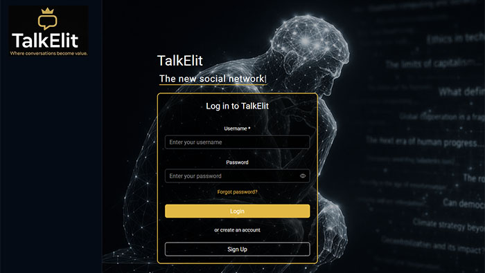 Anteprima di https://www.talkelit.com/. Clicca per andare al sito